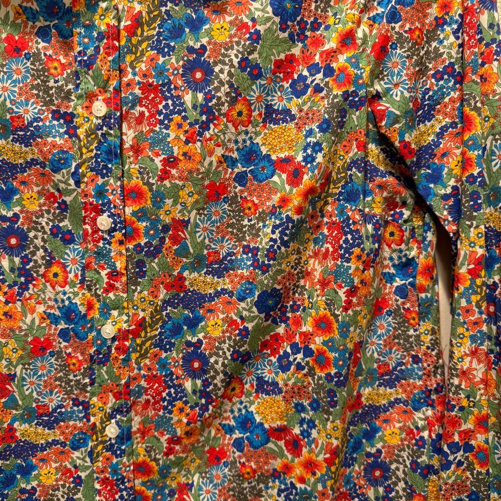 NWOT- Liberty of London x J. Crew Margaret Annie Floral Print- Size 10 - Picture 2 of 4